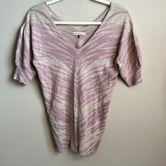 Rebecca Taylor Double V-neck Lightweight Sweater XS - Picture 1 of 5